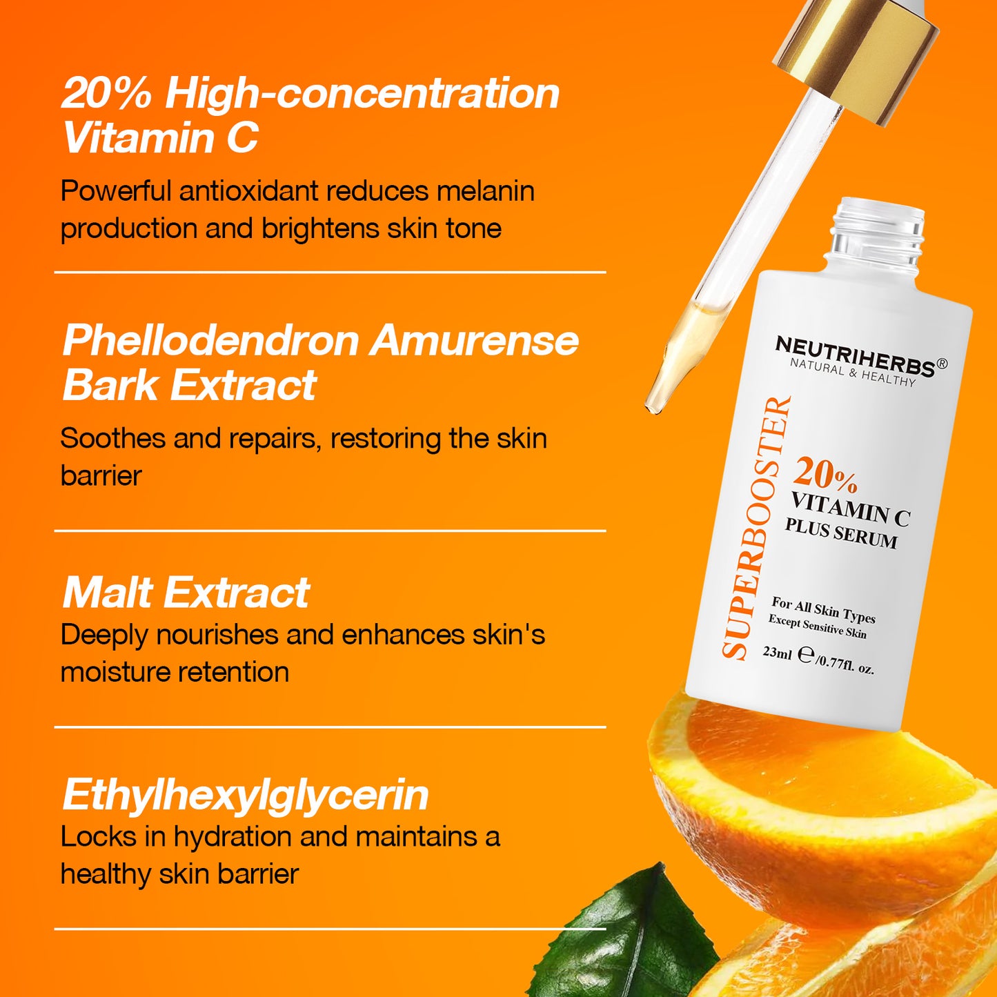 Super Booster Vitamin C Plus Brightening Serum (20% VC)