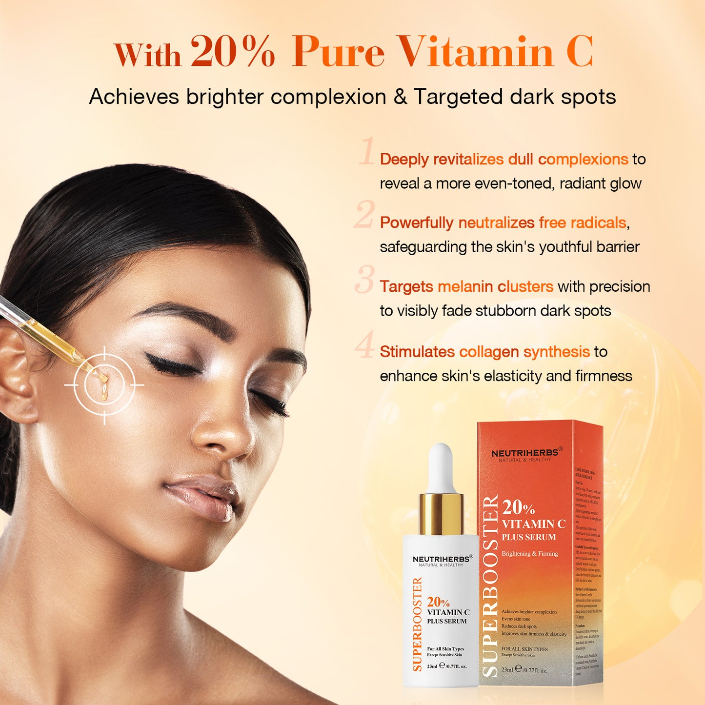Super Booster Vitamin C Plus Brightening Serum (20% VC)
