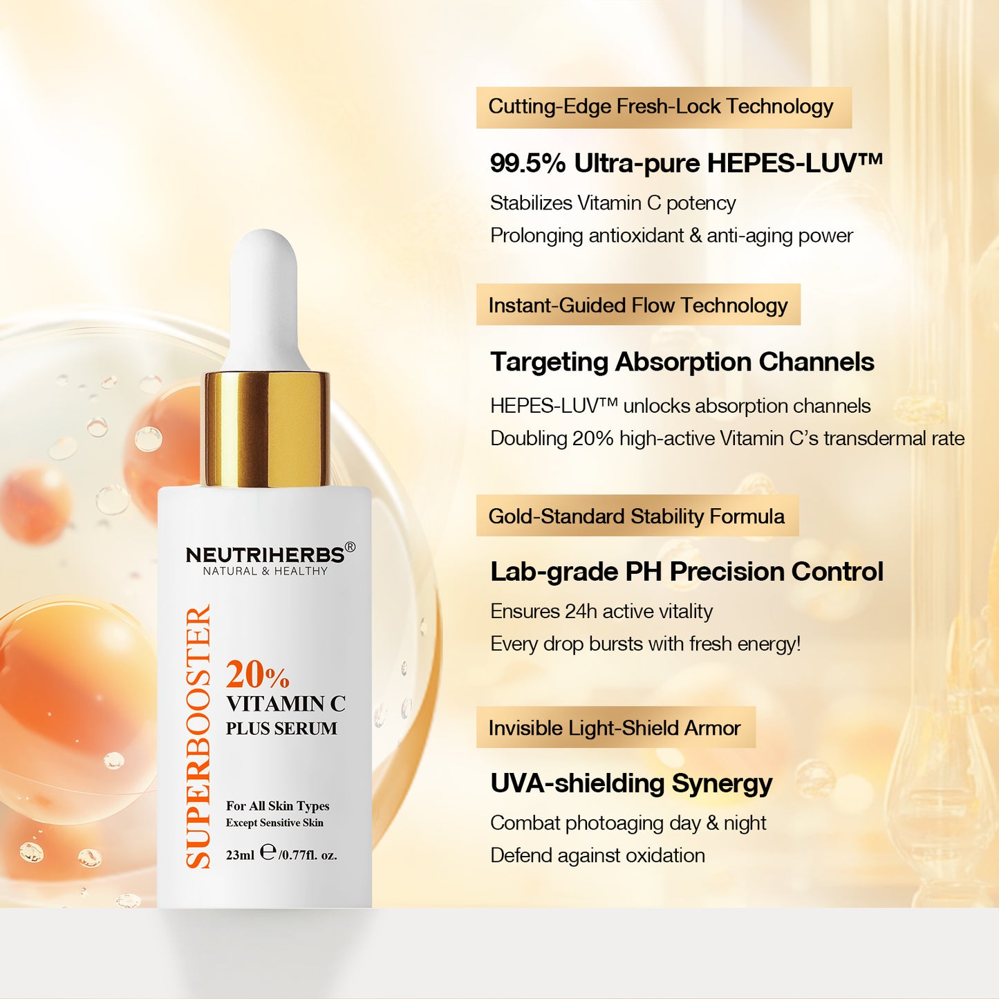 Super Booster Vitamin C Plus Brightening Serum (20% VC)