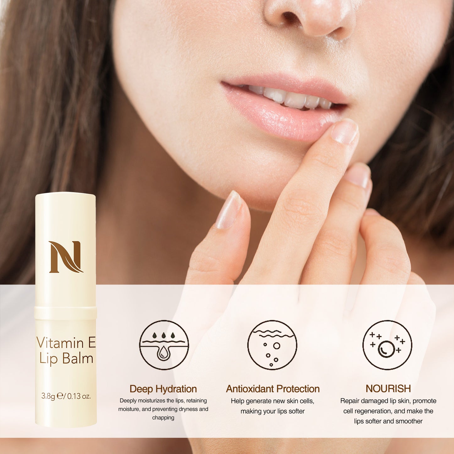 Neutriherbs Vitamin E Lip Balm For Moisturizing & Hydration