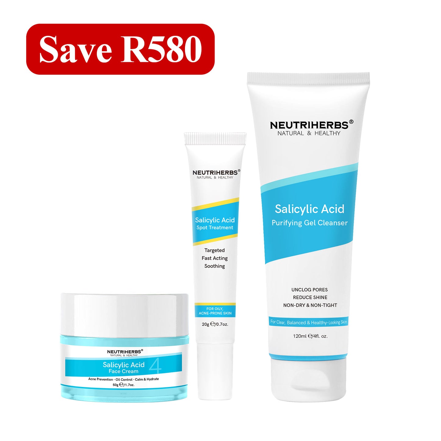 Salicylic Acid Cream & Cleanser & Treatment