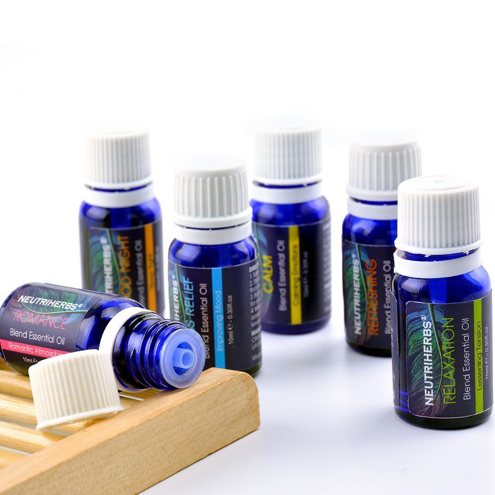 Aromatherapy Essential Oils Gift Set - 6x10ml - Neutriherbs SA