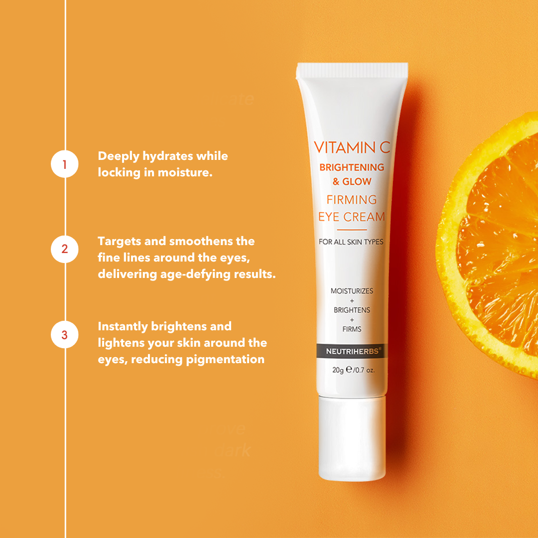 Neutriherbs Vitamin C Brightening and Glow Firming Eye Cream - 20g - Neutriherbs SA