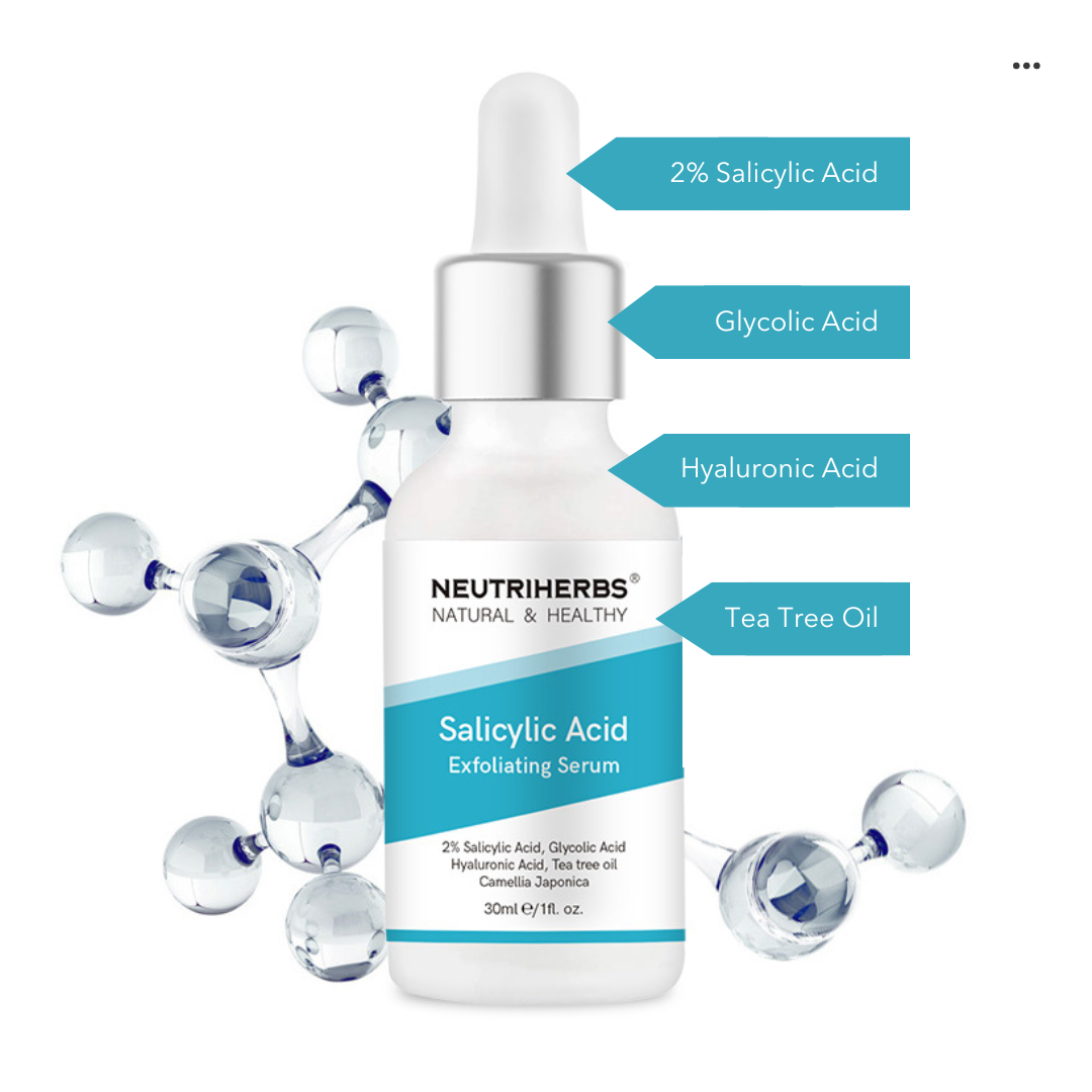 Neutriherbs Soothing Salicylic Acid(2%) Face Serum for Acne- 30ml - Neutriherbs SA