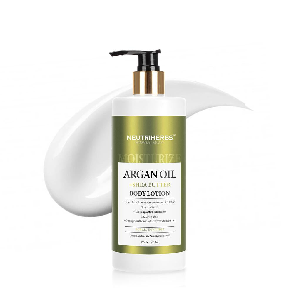 Neutriherbs Argan Oil & Shea Butter Body Lotion for Skin Repair