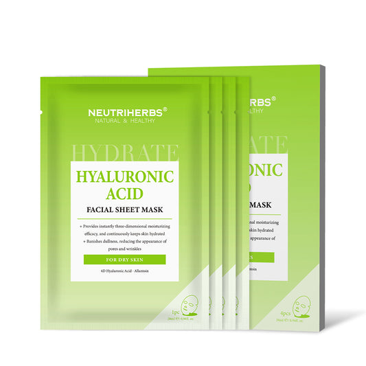 Neutriherbs Advanced Hyaluronic Acid(0.8%) Face Mask for Dry Skin - Neutriherbs SA