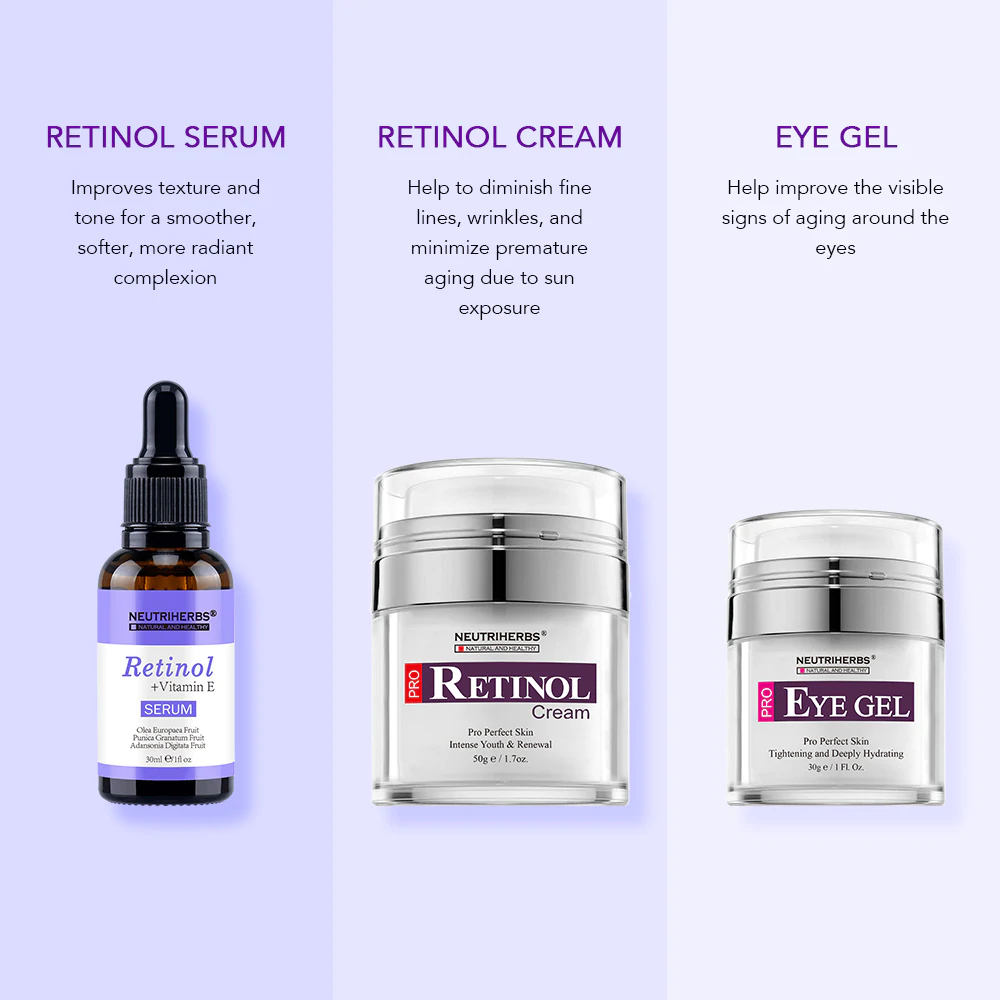 Neutriherbs Pro Retinol Advanced Lifting & Firming Kit - 3 Piece Kit - Neutriherbs SA